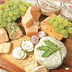 1 serviette papier Fromages - 19