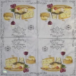 1serviette papier Fromages-28