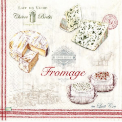 1 serviette papier Fromages - 32