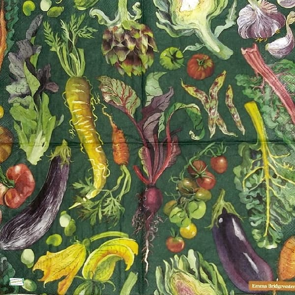 1serviette Les Légumes-61