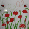 1 serviette Coquelicots -34