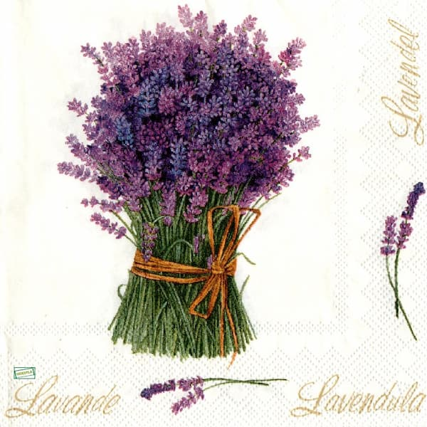 1 serviette papier Lavande -40