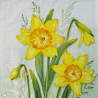 1 serviette Jonquilles-22