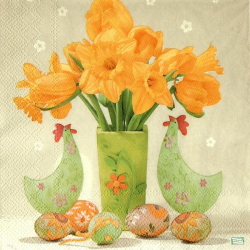 1 serviette Les Jonquilles-41