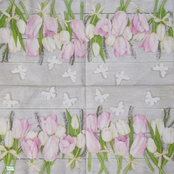 1 serviette papier Tulipes-45