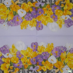 1 serviette papier Crocus-57