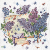 1 serviette Le lilas -13