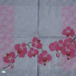 1serviette papier Orchidés-5