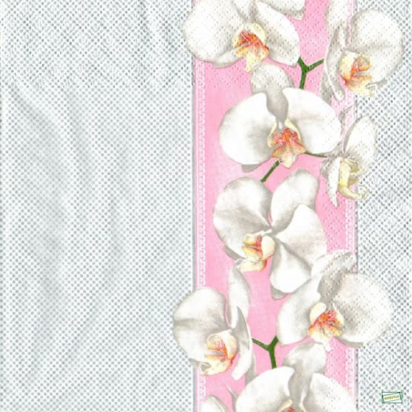 1serviette papier Orchidés-27