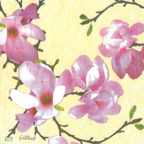 1serviette papier Orchidés-32