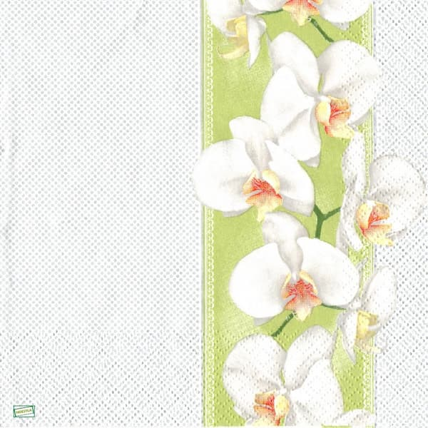 1serviette papier Orchidés-55