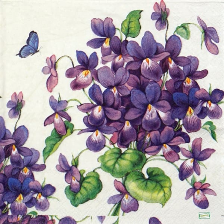 1 serviette Les Violettes -16