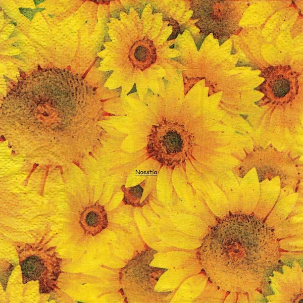 1 serviette papier Tournesols - 8