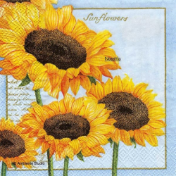 1 serviette Les Tournesols -24