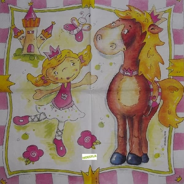 1 serviette papier Enfant -7