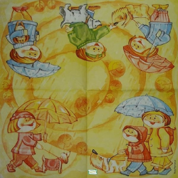 1 serviette papier Enfant - 16