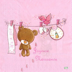 1 serviette papier Bébé - 64