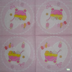 1 serviette papier Bébé - 62