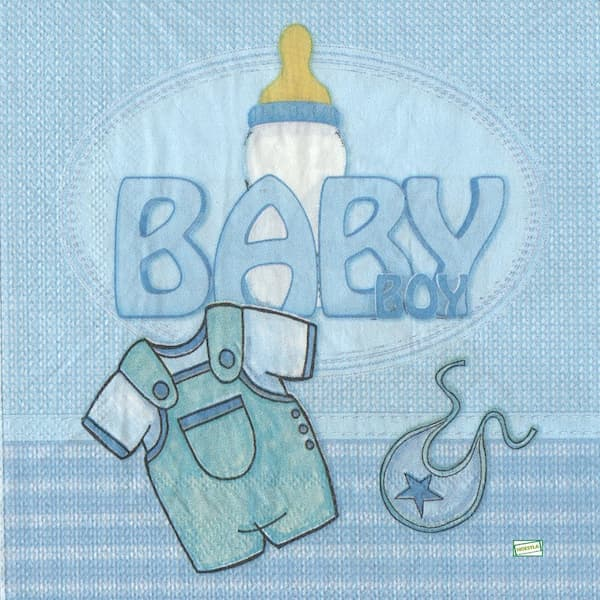 1serviette papier Bébé-46