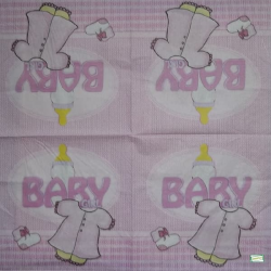 1 serviette papier Bébé - 45