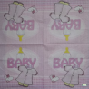 1 serviette papier Bébé - 45