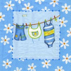 1 serviette papier Bébé - 44