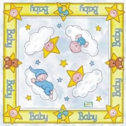 1 serviette papier Bébé - 42