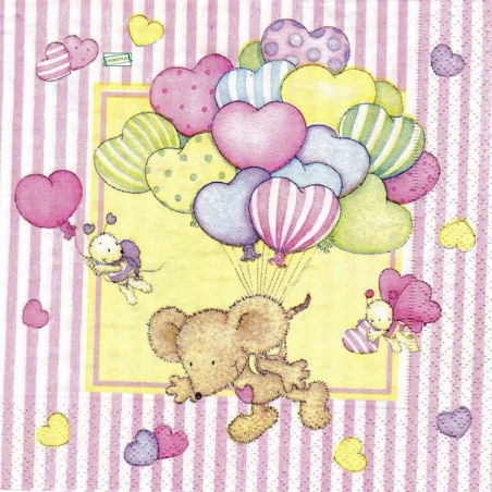 1 serviette papier Bébé - 35