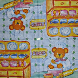 1 serviette papier Ourson -33