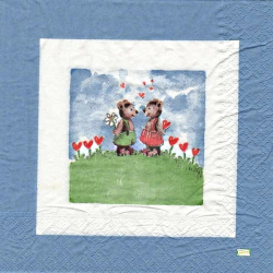 1 serviette papier Ourson -40