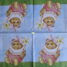 1 serviette papier Ourson - 44