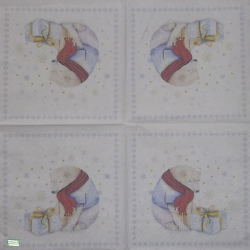 1 serviette papier Ourson - 48