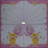 1 serviette papier Ourson -84