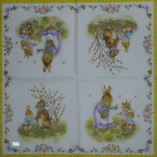 1 serviette papier Foxwood-44