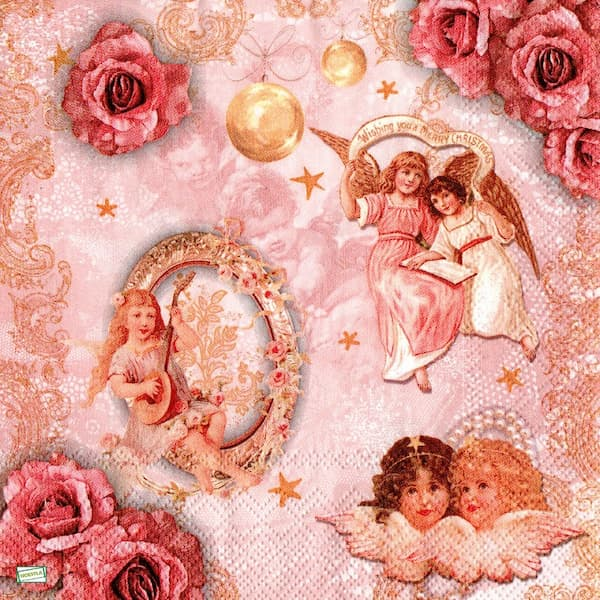 1serviette papier Anges-5