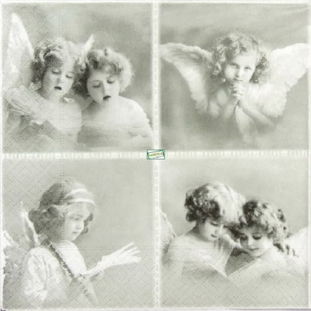 1serviette papier Anges-12