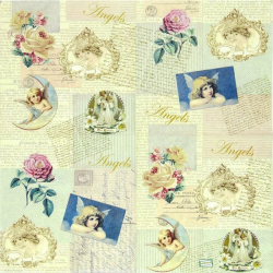 1serviette papier Anges-9