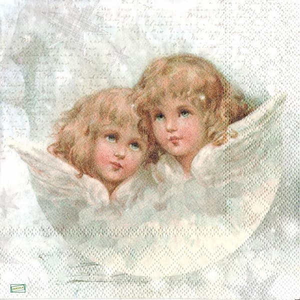 1serviette papier Anges-16