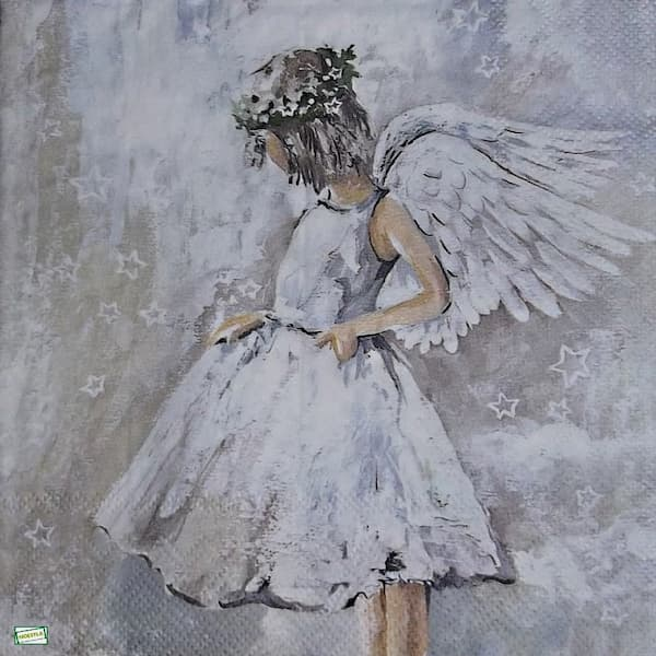 1serviette papier Anges-43