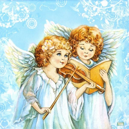 1serviette papier Anges-46