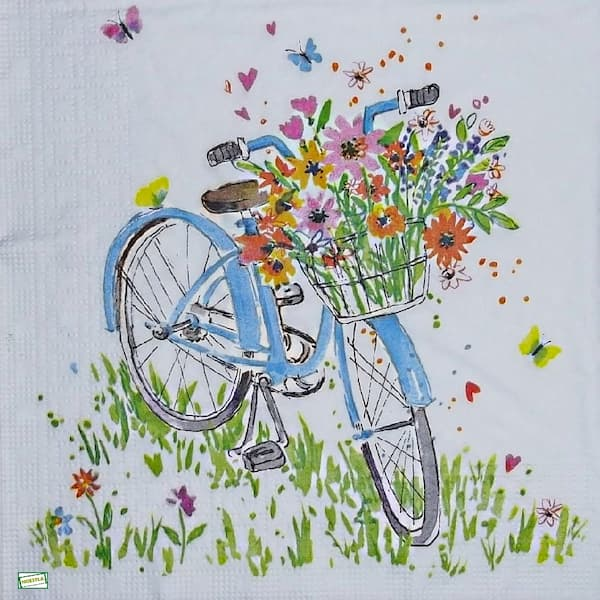 1 serviette papier Le Vélo-12