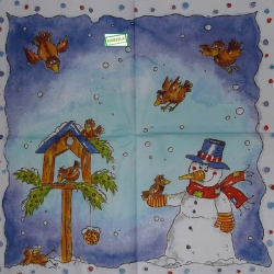 1 serviette Bonhomme de Neige-20