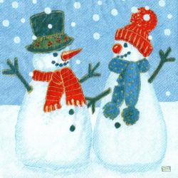 serviette Bonhomme de Neige-14