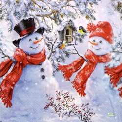 serviette Bonhomme de Neige-21