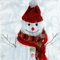 serviette Bonhomme de Neige-81