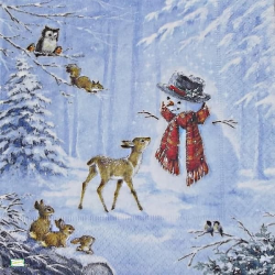 serviette Bonhomme de Neige-69