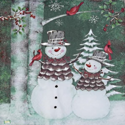 serviette Bonhomme de Neige-47