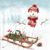 serviette Bonhomme de Neige-28