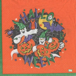 1 serviette Halloween -20