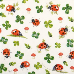 serviette papier Coccinelles-6